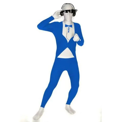 Morphsuits Tuxedo Blue - M - Blue Image 1