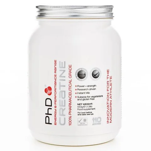 PhD Nutrition Creatine Monohydrate - 550g - Bottle - Unflavoured Image 1