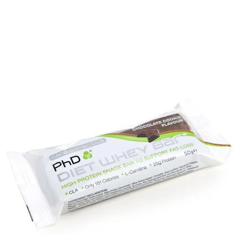 PHD NUTRITION DIET WHEY BAR - CHOCOLATE COOKIE (12 BARS) Image 1