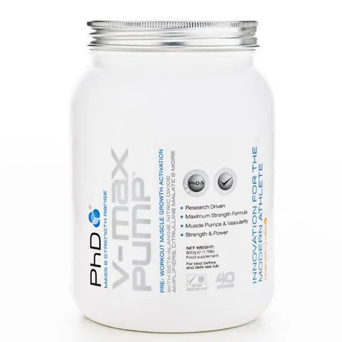 PHD NUTRITION V-MAX PUMP - ORANGE (800G) Image 1