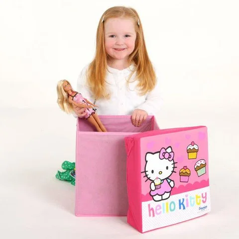 Hello Kitty Storage Box Stool Image 1