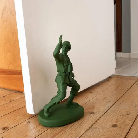 Toy Soldier Shaped Door Stop Homeguard Image 1