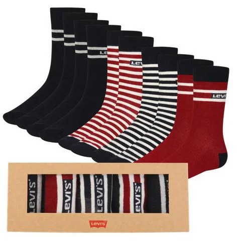 Levi's Men's 5-Pack Socks - Multi - 7 to 11 - Multi Image 1