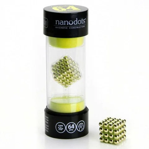 Nanodots Magnetic Constructors Gold - 64 Dots Image 1