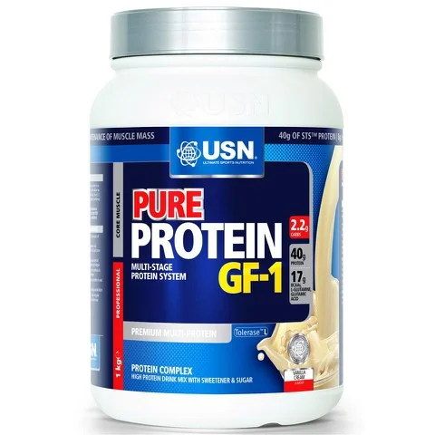 USN Pure Protein IGF-1 - 1kg - 1kg - Jar - Chocolate Image 1