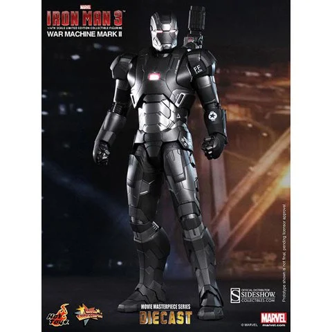 Hot Toys Iron Man 3 War Machine Mark II 12 Inch Figure Image 1