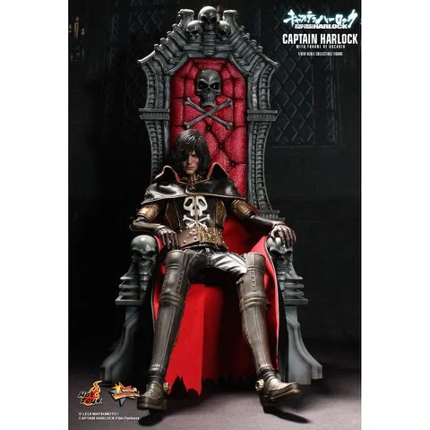 Hot Toys Captain Harlock With Throne 1:6 Scale Figure Image 1
