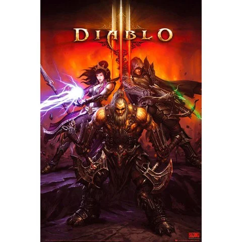 Diablo 3 Heroes - Maxi Poster - 61 x 91.5cm Image 1