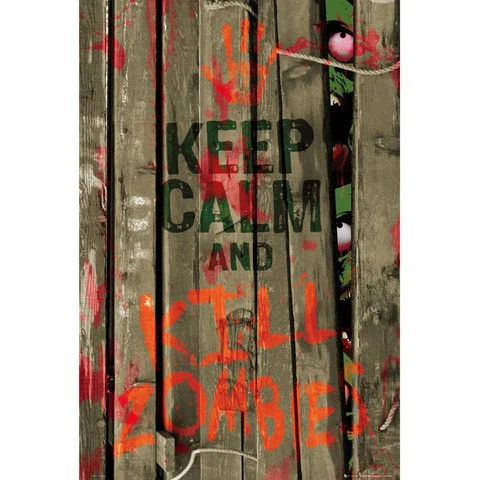 Keep Calm Kill Zombies - Maxi Poster - 61 x 91.5cm Image 1