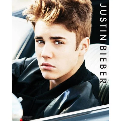 Justin Bieber Car Pin Up - Mini Poster - 40 x 50cm Image 1