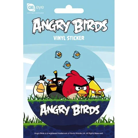 Angry Birds Group - Vinyl Sticker - 10 x 15cm Image 1