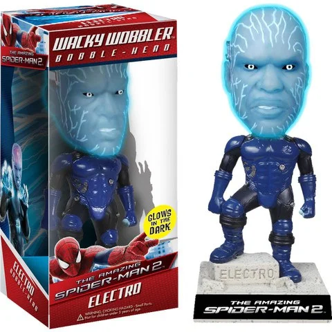Amazing Spider-Man 2 Movie Spider-Man Electro Bobblehead Image 1