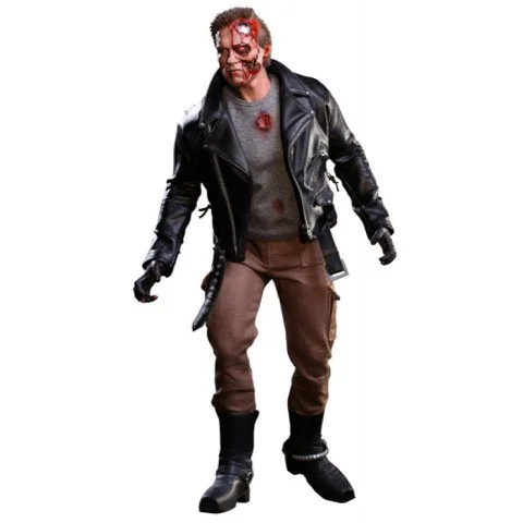 Hot Toys T-800 Battle Damaged The Terminator Movie Series 1:6 Scale Figure Image 1