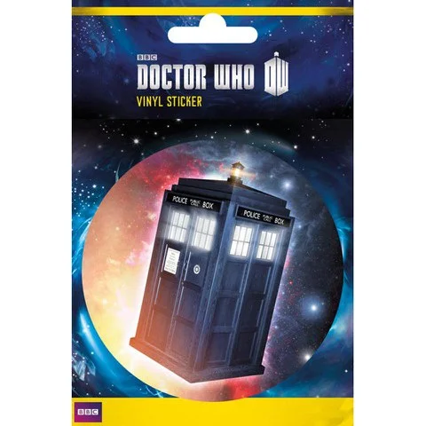 Doctor Who The Tardis - Vinyl Sticker - 10 x 15cm Image 1