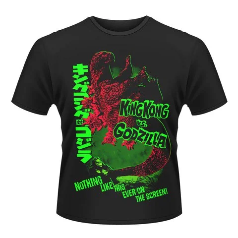 Godzilla Men's T-Shirt - King Kong Vs Godzilla - S - Black Image 1