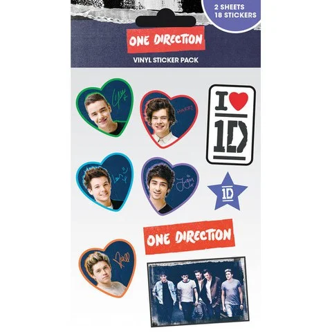 One Direction Midnight Memories Vinyl Sticker 10 x 17cm Image 1