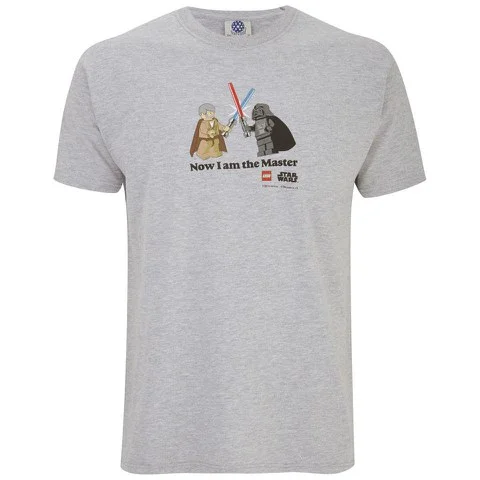 Lego Star Wars Men's T-Shirt - Now I Am The Master - L - White Image 1