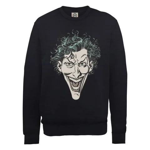 DC Comics Sweatshirt The Joker Head - Black - S - Black Image 1
