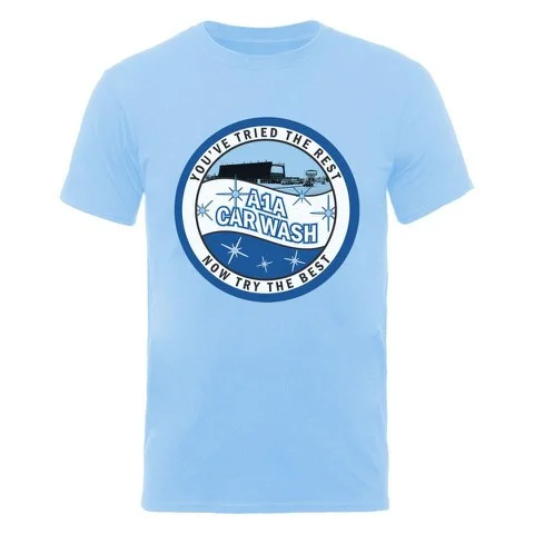 Breaking Bad Men's T-Shirt Car Wash - Light Blue - L - Blue Image 1