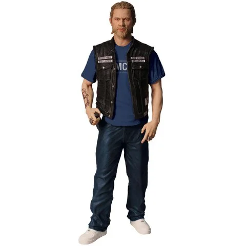 Sons of Anarchy Jax Teller Samcro T-Shirt 6 Inch Action Figure Image 1