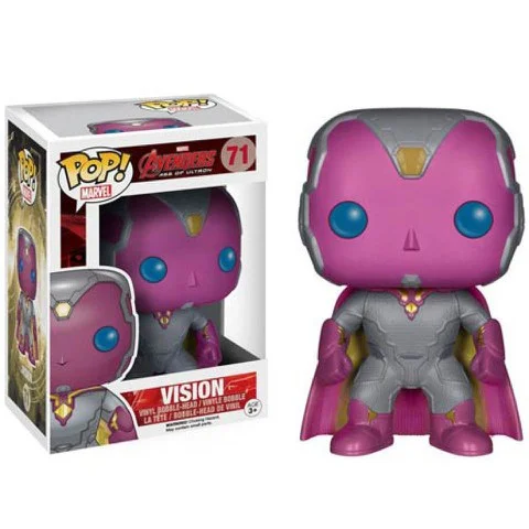 Marvel Avengers: Age of Ultron Vision Pop! Vinyl Bobble Head Figure Image 1