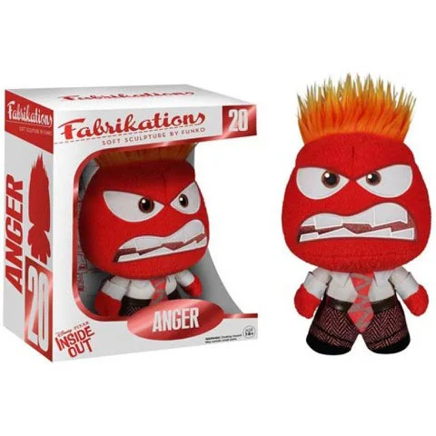 Disney Inside Out Anger Fabrikations Plush Figure Image 1
