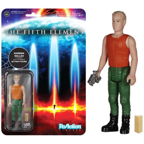 ReAction Fifth Element Korben Dallas 3 3/4 Inch Action Figure Image 1