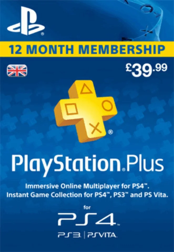 PlayStation Plus 12 Month Membership Image 1