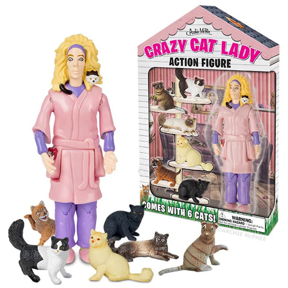 Crazy Cat Lady Action Figure Image 1