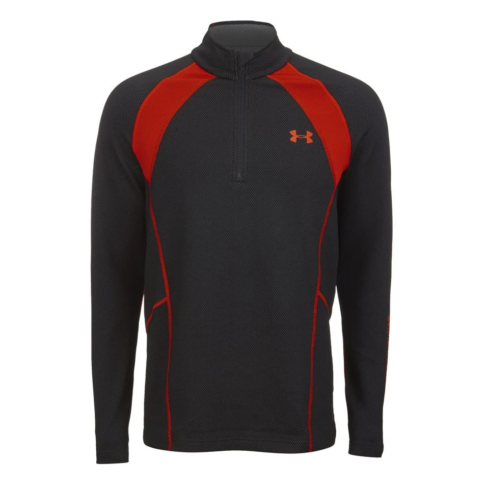 Under Armour Men's Cold Gear Infrared Thermo 1/4 Zip Top - Black - S - Black Image 1