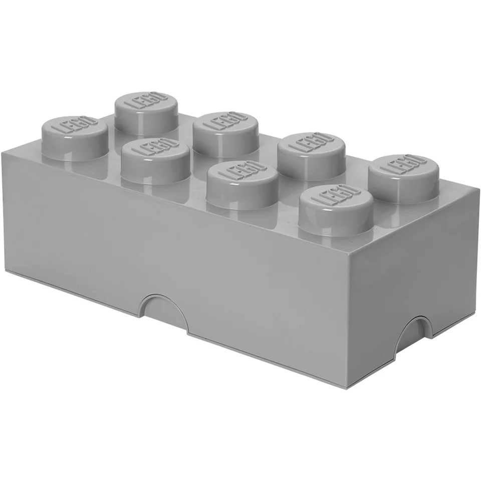 LEGO Storage Brick 8 - Medium Stone Grey Image 1