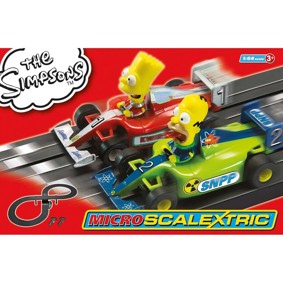 Micro Scalextric The Simpsons Image 1
