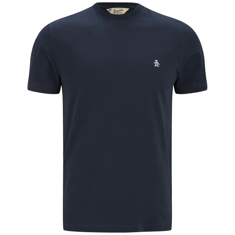 Original Penguin Men's Embroidered T-Shirt - Sapphire - S - Blue Image 1