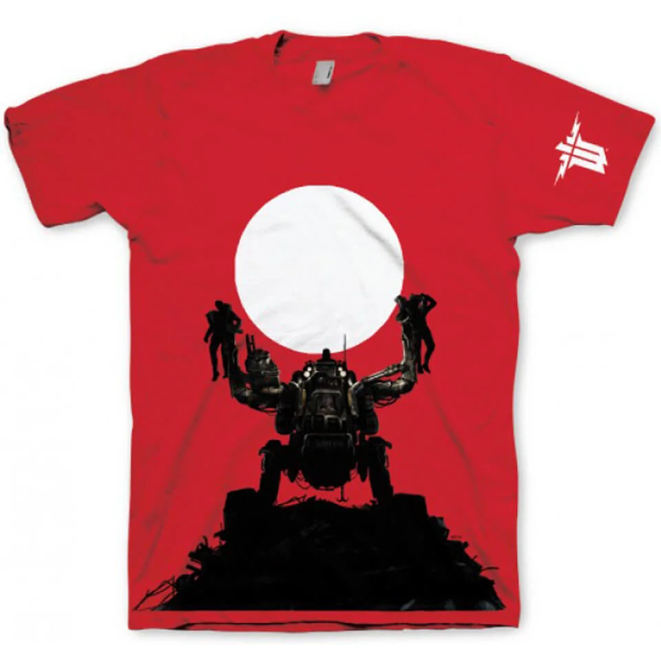 Wolfenstein Men's T-Shirt - The New Order - Red - L - Red Image 1