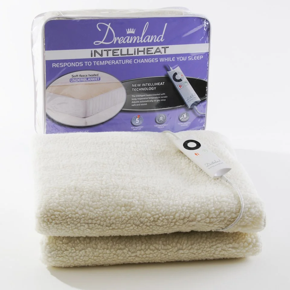 Dreamland Intelliheat Electric Under Blanket - Single - Cream Image 1