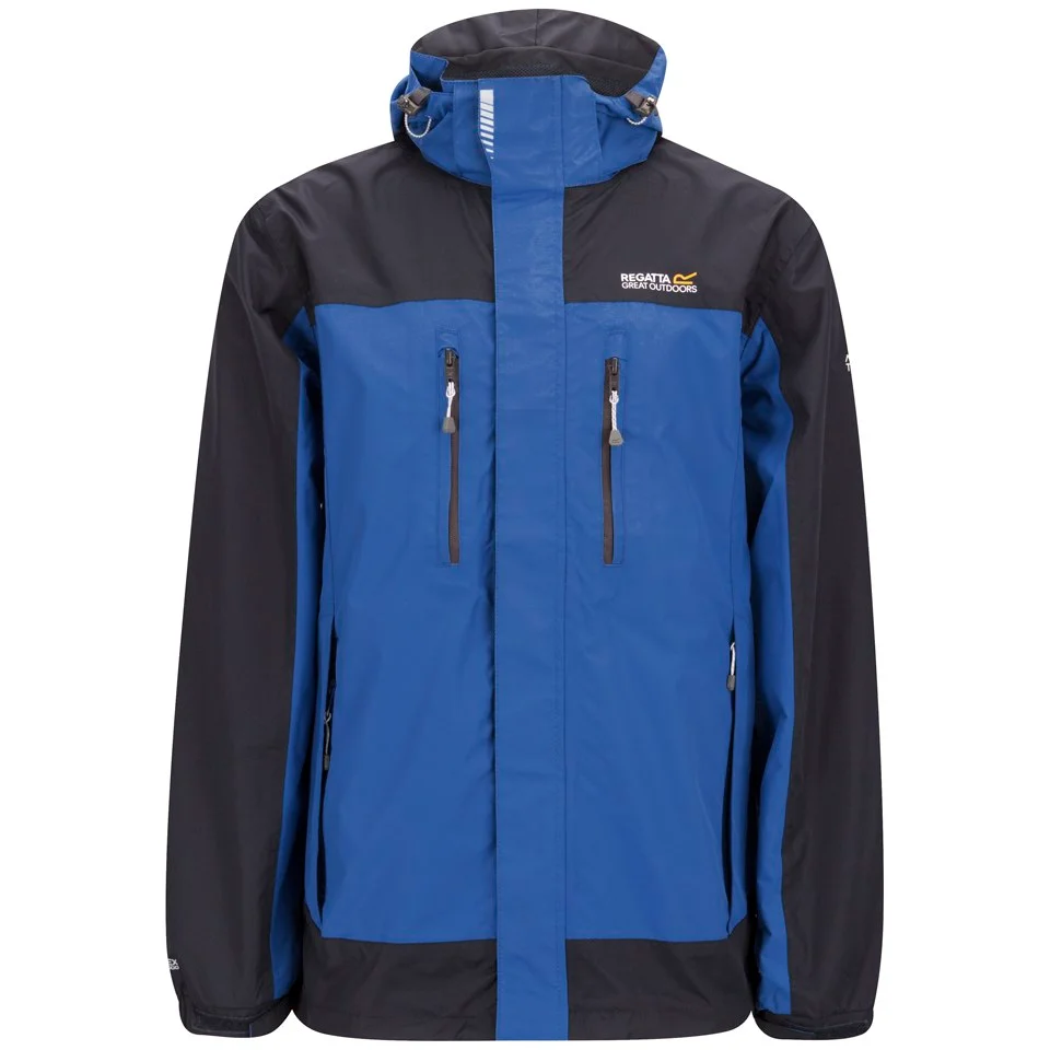 Regatta Men's Calderdale Isotex 5000 Waterproof Jacket - Oxford Blue/Navy - S - Blue Image 1