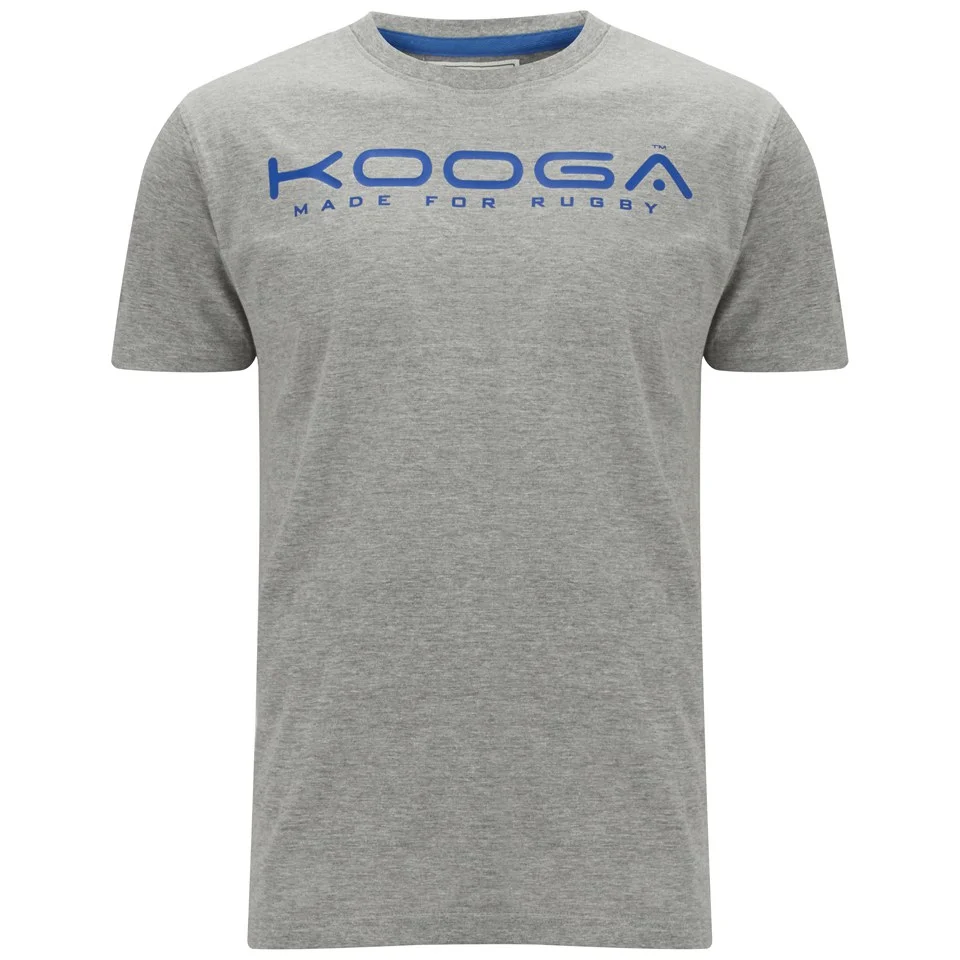 Kooga Men's Cotton Logo T-Shirt - Grey Marl - S - Grey Image 1