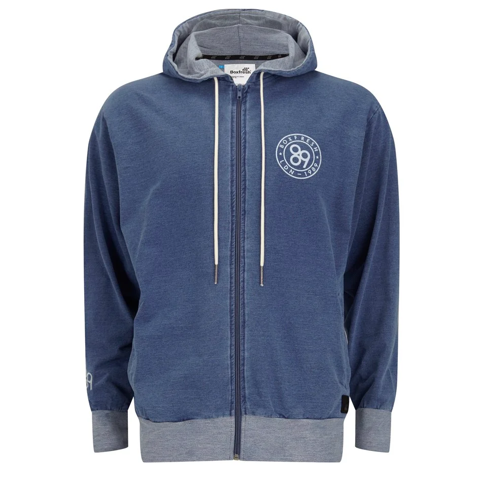 Boxfresh Men's Harrop Hoody - Blue Indigo - S - Blue Image 1