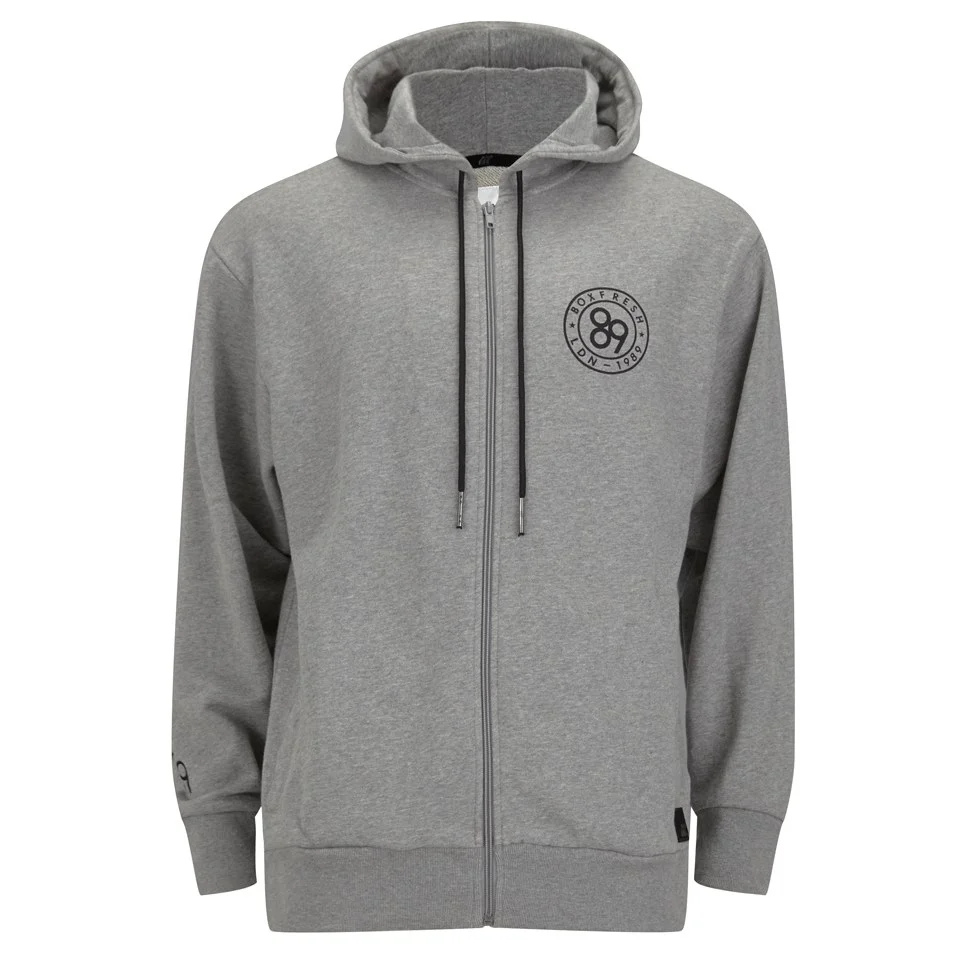 Boxfresh Men's Harrop Hoody - Grey Marl - S - Grey Image 1