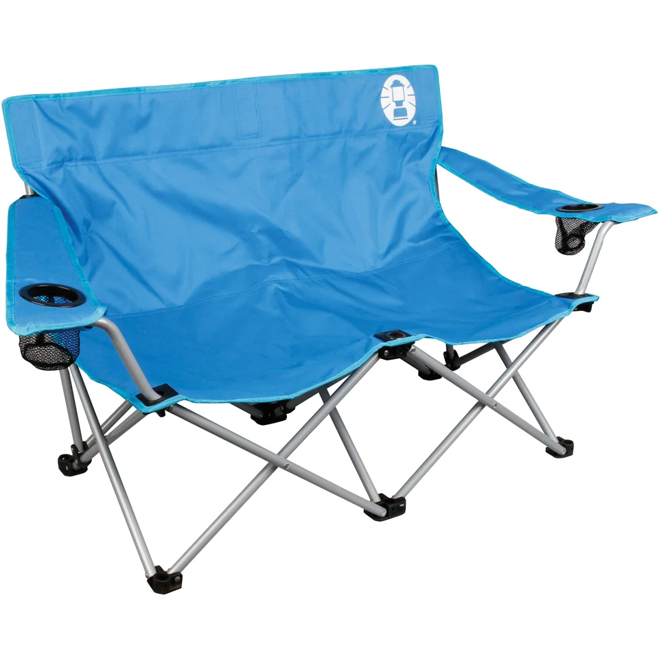 Coleman Folding Double Day Chair - Blue Image 1