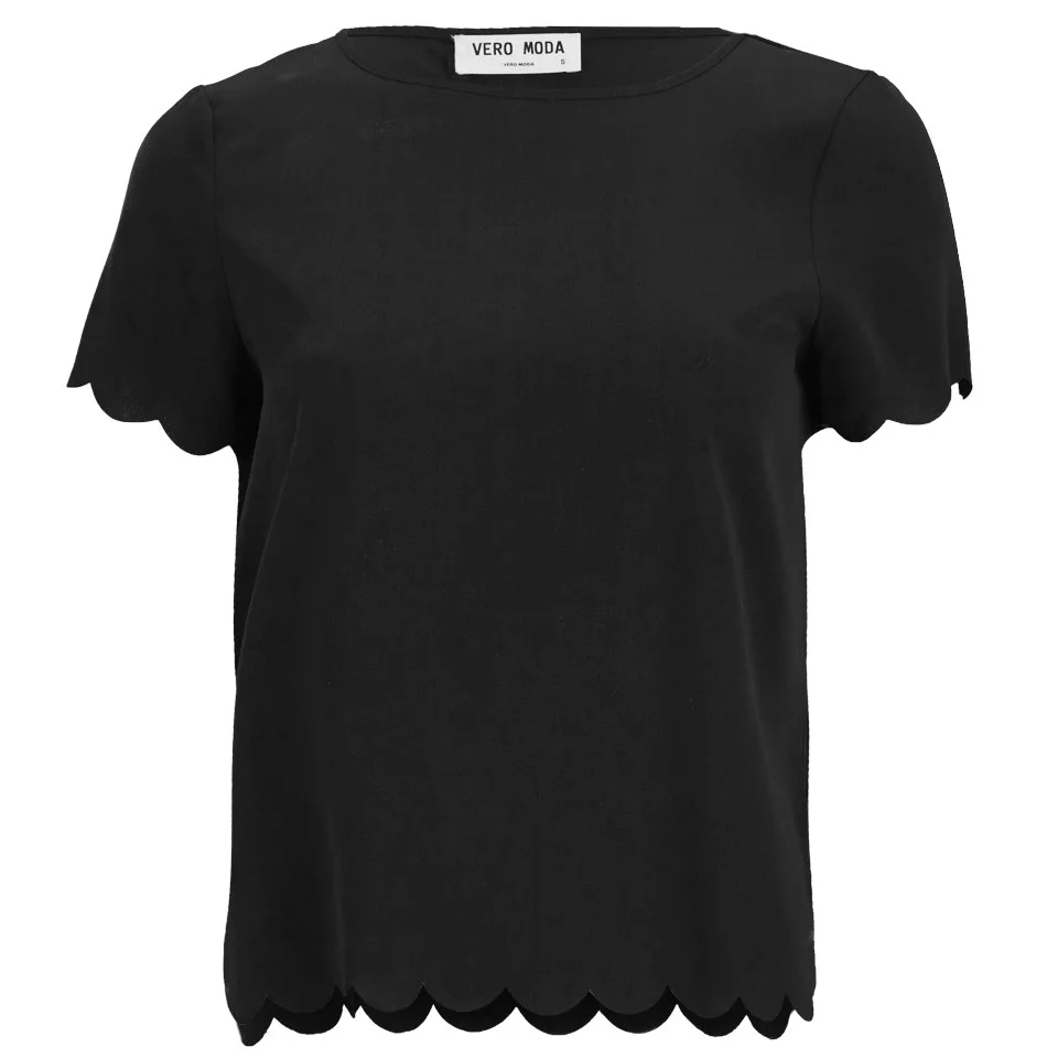 Vero Moda Women's Ring Top - Black - XS/UK 8 - Black Image 1