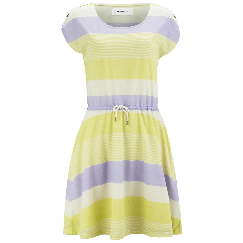 Vero Moda Women's Milly Striped Dress - Purple Heat - XS/UK 8 - Multi Image 1