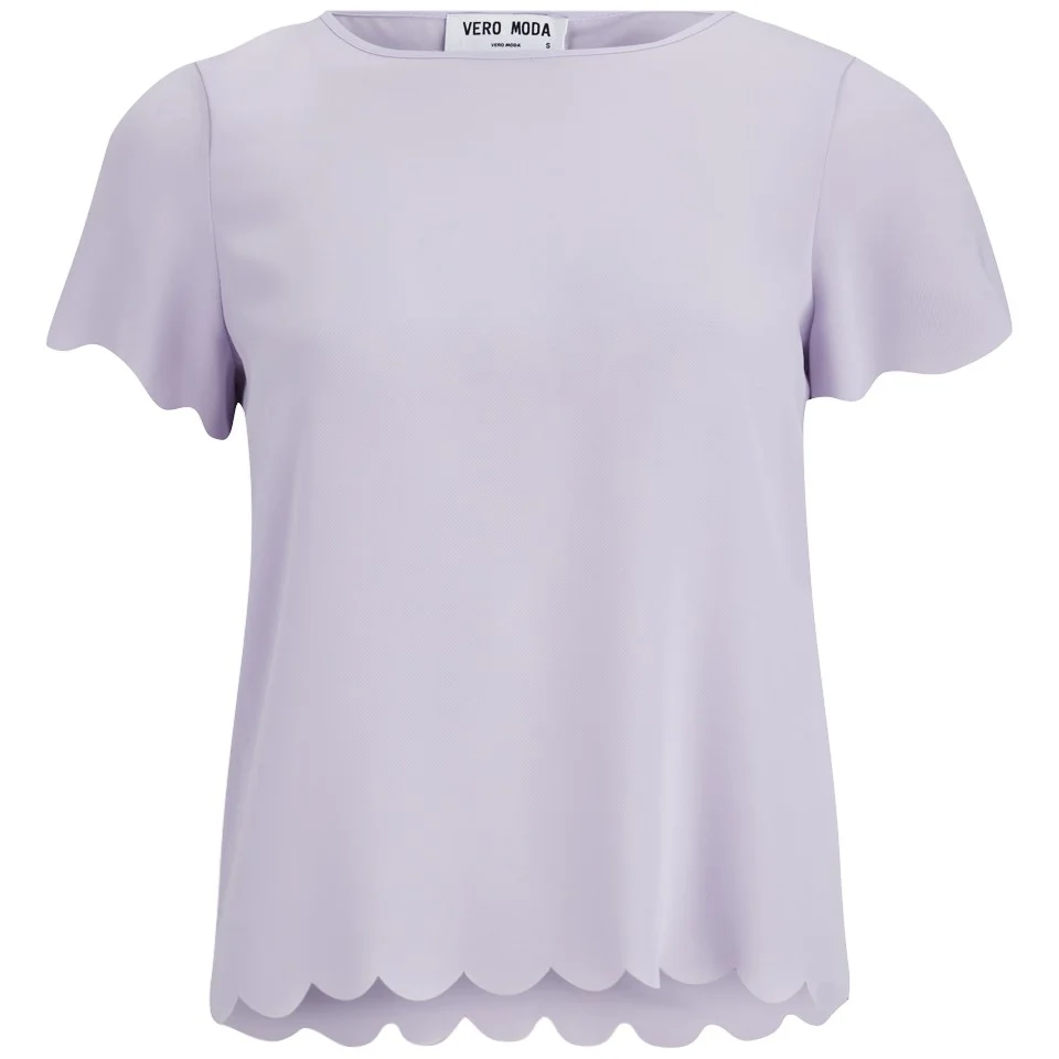 Vero Moda Women's Ring Top - Purple Heather - XS/UK 8 - Purple Image 1
