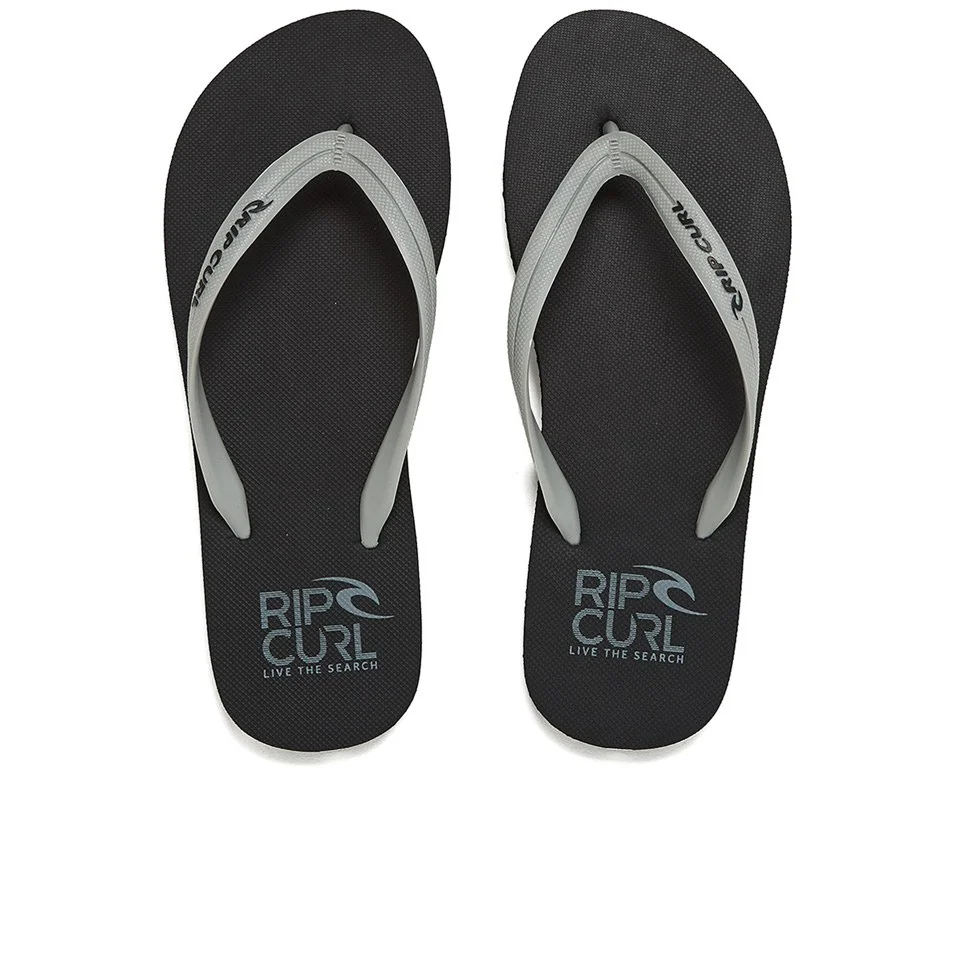 Rip Curl Men's MC EVA Flip Flops - Black/Grey - UK 7 - Black Image 1