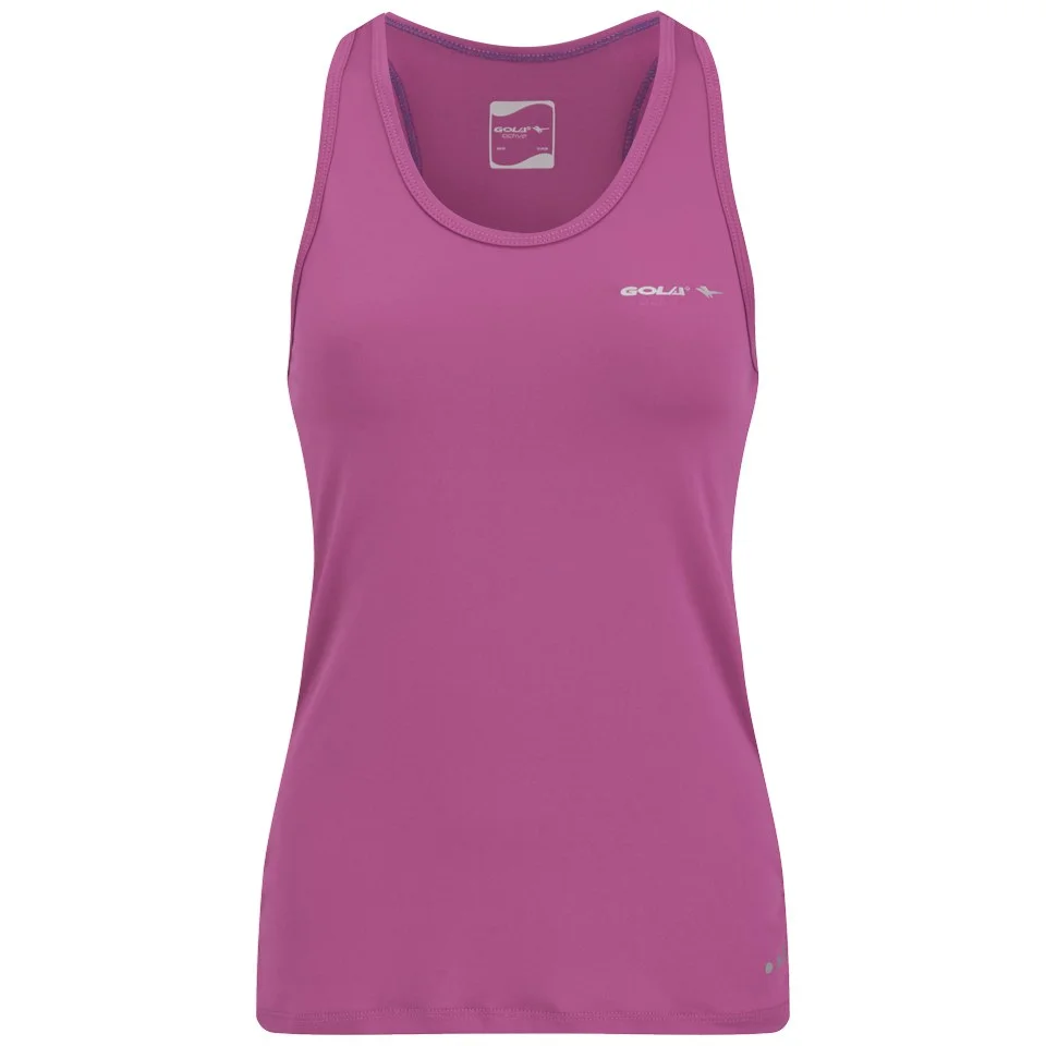 Gola Women's Jenneke Scoop Neck Racer Back Training Vest - Hydrangea - UK 8 - Pink Image 1