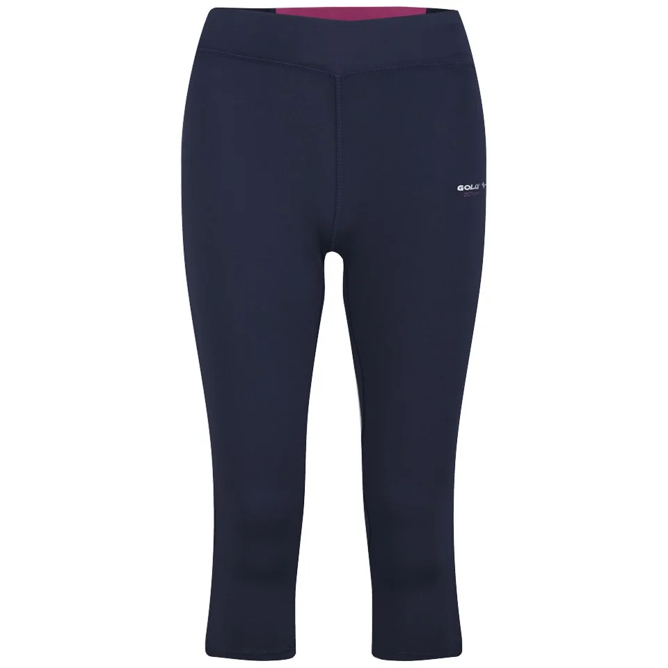 Gola Women's Caprati Training Capri - Navy/Hydrangea - UK 8 - Blue Image 1