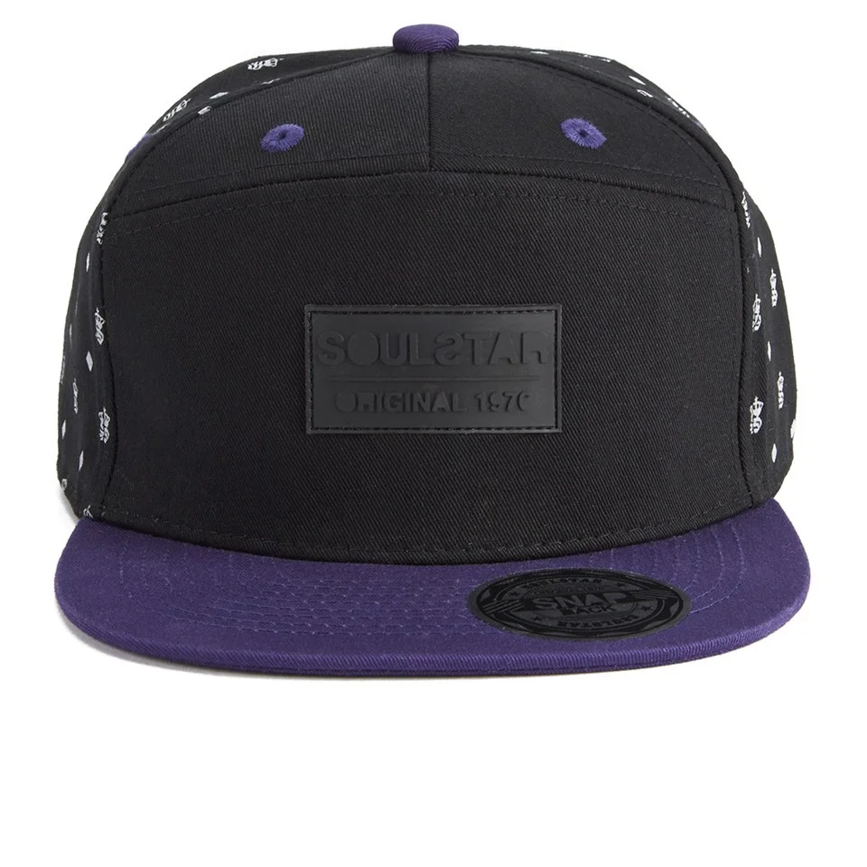 Soul Star Men's MH SSTR Cross Cap - Black - 57 - Black Image 1