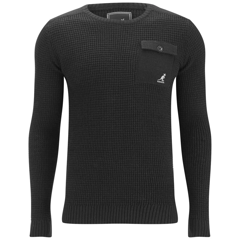 Kangol Men's Tenby Knitted Jumper - Black - S - Black Image 1
