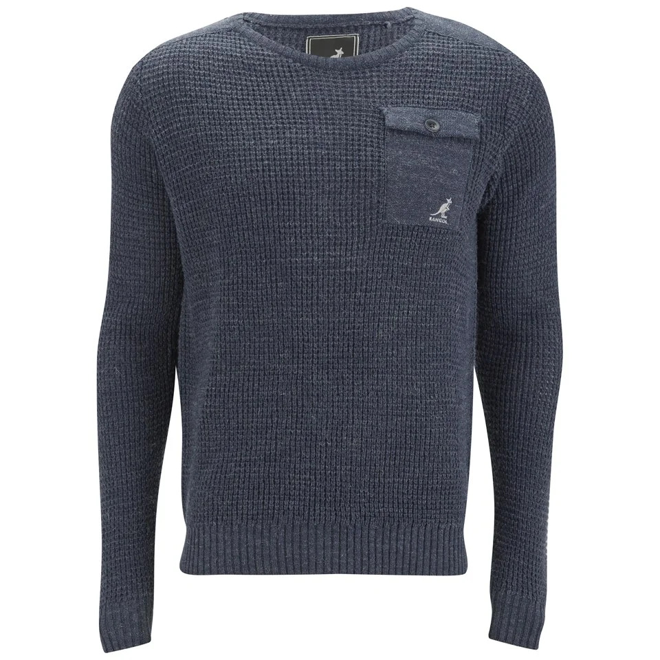 Kangol Men's Tenby Knitted Jumper - Airforce - S - Blue Image 1