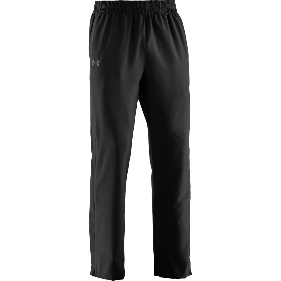 Under Armour Men's Powerhouse Woven Pants - Black/Graphite - S - Black/Grey Image 1